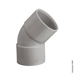 Coude Mâle / Femelle 45° Pvc Diam.80 Mm Girpi