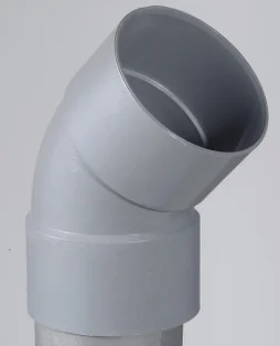 Coude 45° en pvc à coller femelle / mâle, diam. 50