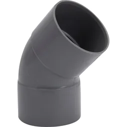 Coude 45° en pvc à coller femelle / femelle, diam. 50