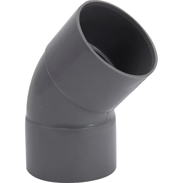 Coude 45° en pvc à coller femelle / femelle, diam. 50