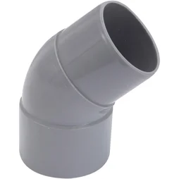 Coude 45° en pvc à coller femelle / mâle, diam. 40
