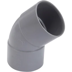 Coude 45° en pvc à coller femelle / femelle, diam. 40