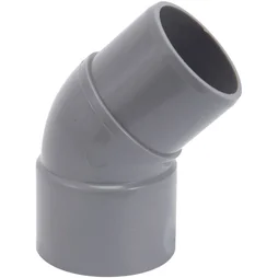 Coude 45° en pvc à coller femelle / mâle, diam. 32