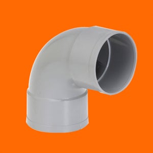 Coude femelle / femelle 87° en pvc, GIRPI, diam. 80 mm