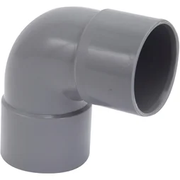 Coude femelle / femelle 87° en pvc, GIRPI, diam. 32 mm
