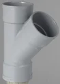 Té Simple Femelle / Femelle 45° Pvc Diam.80 Mm Girpi
