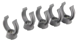 Lot de 5 colliers lyres en pvc à emboîtage femelle, diam .32