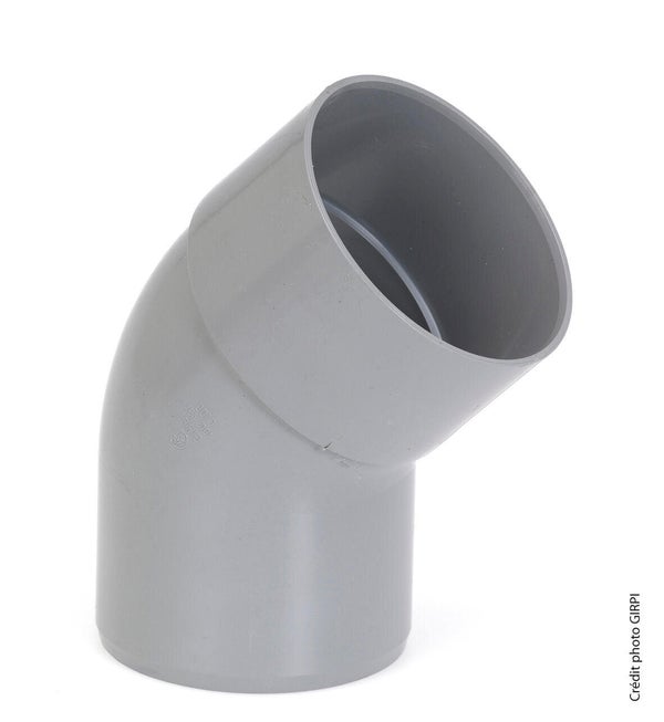 Coude Mâle / Femelle 45° Pvc Diam.125 Mm Girpi