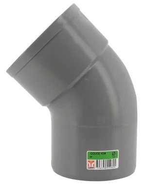 Coude Mâle / Femelle 45° Pvc Diam.125 Mm Girpi