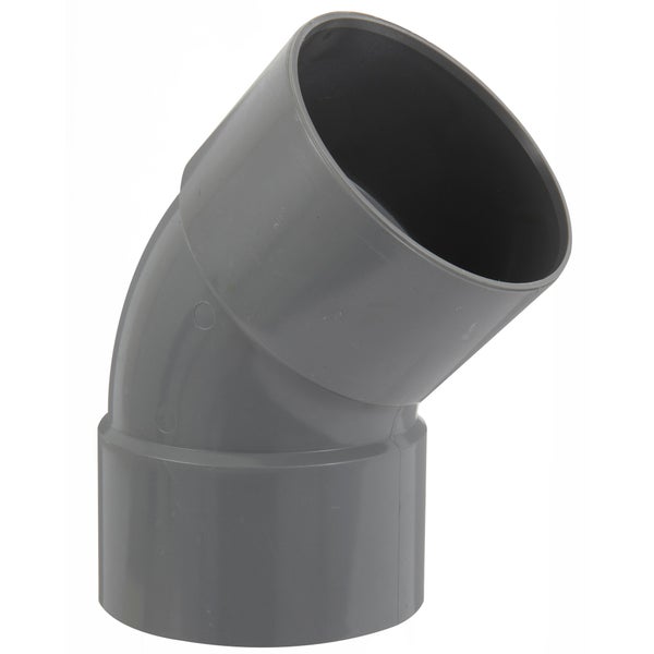 Coude 45° en pvc à coller femelle / femelle, diam. 100