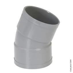 Coude Mâle / Femelle 22° Pvc Diam.80 Mm Girpi