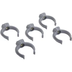 Lot de 5 colliers lyres en pvc à emboîtage femelle, diam. 40