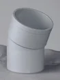 Coude mâle / femelle 22° en pvc, GIRPI, diam. 100 mm