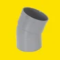 Coude mâle / femelle 22° en pvc, GIRPI, diam. 100 mm