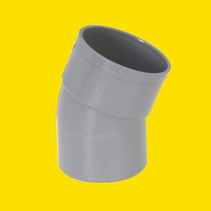Coude mâle / femelle 22° en pvc, GIRPI, diam. 100 mm