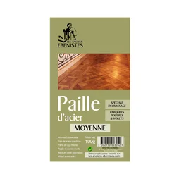 Paille d'acier moyenne LES ANCIENS EBENISTES