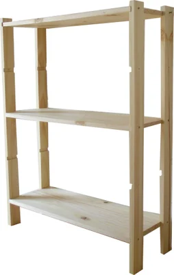 Etagère Pin, 3 Tablettes , L.65 X P.25 X H.90 Cm