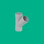 Té Simple Femelle / Femelle 45° Pvc Diam.125 Mm Girpi