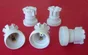 Lot de 5 douilles électriques e27 vis polyester blanc ZENITECH