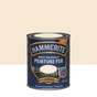 Peinture fer extérieur direct sur rouille, HAMMERITE, 0.75 L blanc cassé brillant