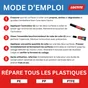 Colle de reparation loctite superglue-3 plastique tube 2g+stylo applic