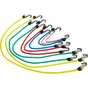 Lot de 10 sandows crochet métal MASTERLOCK, Diam.8 mm x L.1 m x l.8 mm