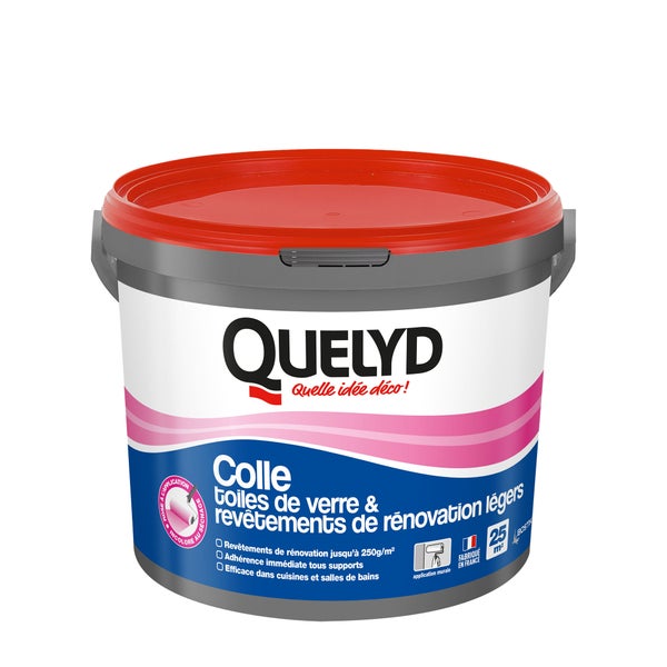 Colle Toiles de verre, QUELYD, 5 kg