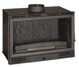 Insert façade droite vision totale Turbo, INVICTA, 12 kW