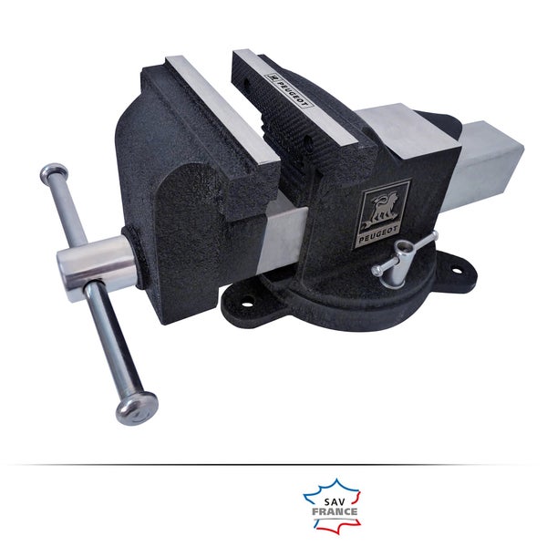 Étau En Fonte Sur Base Tournante Peugeot, 125 Mm