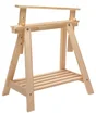 Tréteau pin architecte réglable, H.70 x l.70 cm