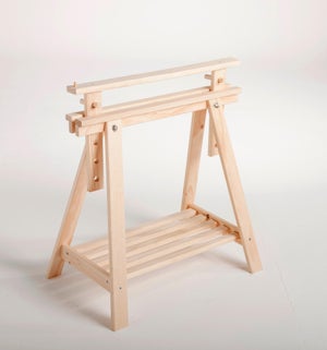 Tréteau bois architecte ASTIGARRAGA, H.70 x l.70 cm