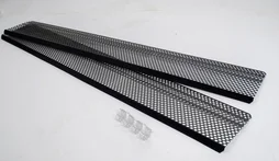 Grillage Stop-Feuilles Et Attaches Noir Pvc