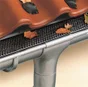 Grillage Stop-Feuilles Et Attaches Noir Pvc