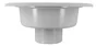 Siphon De Cour En Pvc Girpi Gris L.25 X H.13.8 Cm