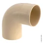 Coude 87.3° pvc sable GIRPI, Dév.25 cm Diam.80 mm