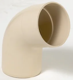 Coude 67.3° pvc sable GIRPI, Dév.25 cm Diam.80 mm
