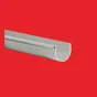 Gouttière Demi-Ronde Pvc Girpi Dév.25 Cm Grise L.4 M