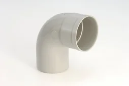 Coude 87.3° Pvc Gris Girpi, Dév.25 Cm Diam.80 Mm