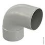 Coude 87.3° Pvc Gris Girpi, Dév.33 Cm Diam.100 Mm