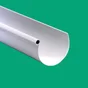 Gouttière Demi-Ronde Pvc Girpi Dév.16 Cm Grise L.4 M