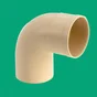 Coude 87.3° Pvc Sable Girpi, Dév.16 Cm Diam.50 Mm