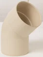 Coude 45° Pvc Sable Girpi, Dév.33 Cm Diam.100 Mm