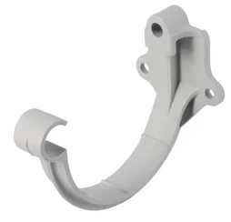 Support de bandeau de rive développé 16, PVC, gris, GIRPI