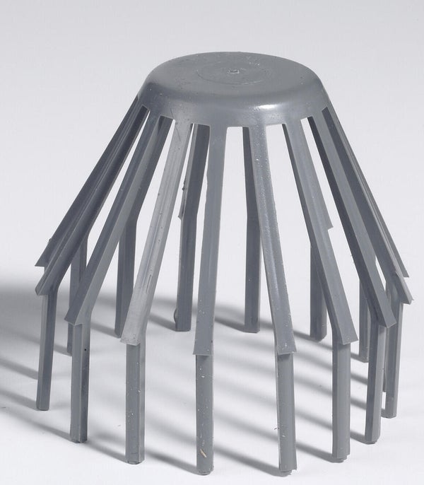 Crapaudine Gris Pvc D.100Mm