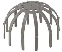 Crapaudine Gris Pvc D.100Mm