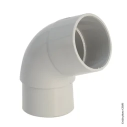 Coude 45° Pvc Gris Girpi, Dév.16 Cm Diam.50 Mm