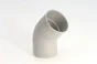 Coude 45° Pvc Gris Girpi, Dév.33 Cm Diam.100 Mm