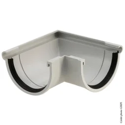 Angle Extérieur À Joint Pvc Gris Girpi, Dév.33 Cm