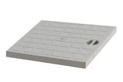 Tampon regard 300 x 300 gris