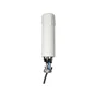 Bougie Équipée E14 Tibelec, Plastique, Blanc 60 W